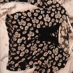 Super cute off the shoulder shirt